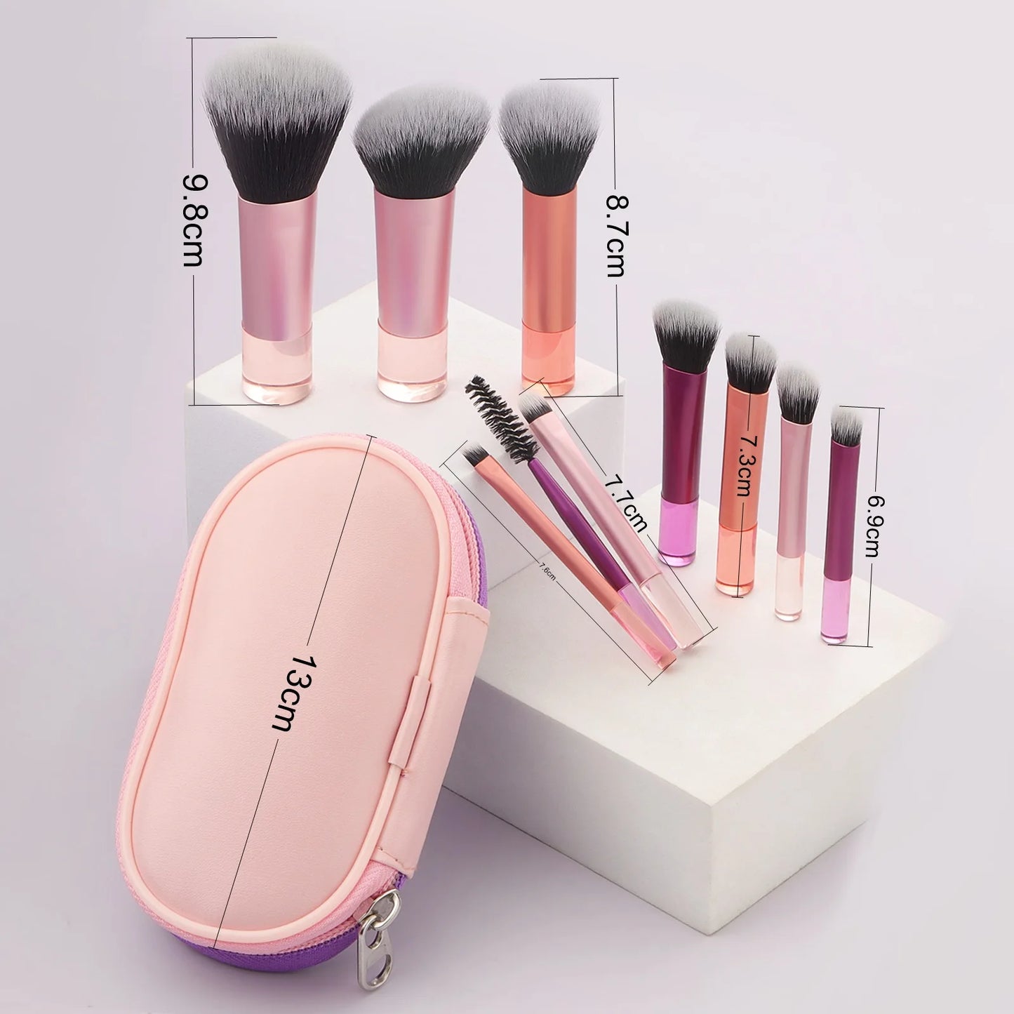 Sets Makeup Brushes 10pcsn with bag multifunctional