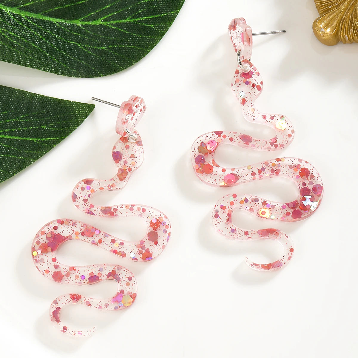 Elegant Snake Animal Earrings