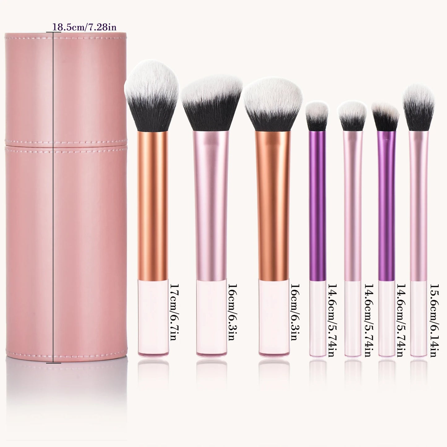 Set Brushes 7Pcs Makeup