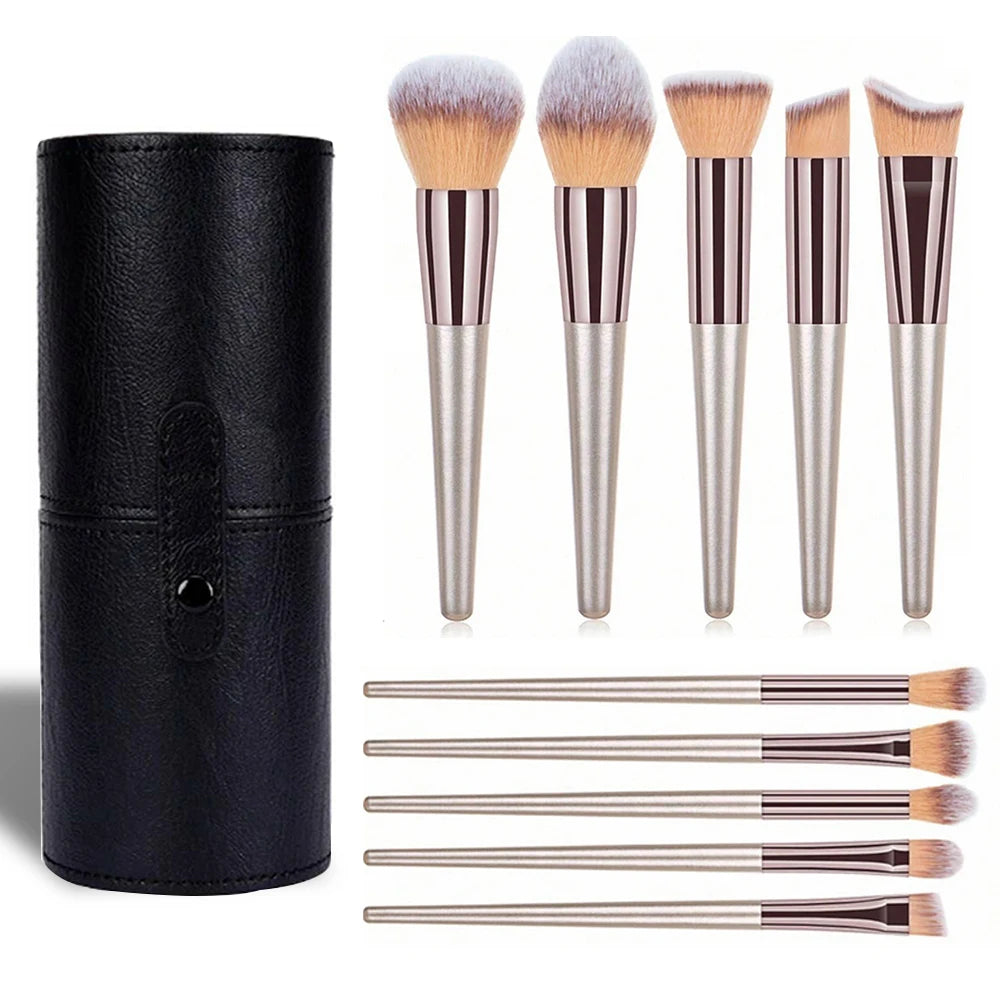 14-Piece Premium Synthetic Makeup Brush Set for Foundation,Powder,Concealers,Eye Shadows and Blush
