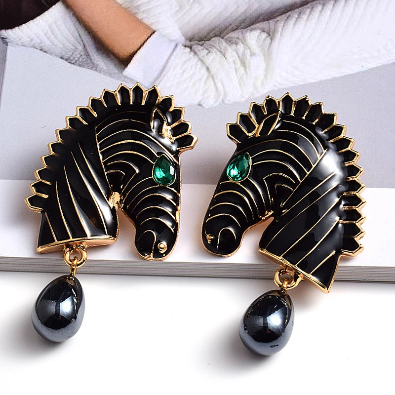 Zebra Earrings For Women