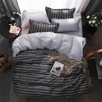 Set Super king size bed linens reactive printing duvet cover set