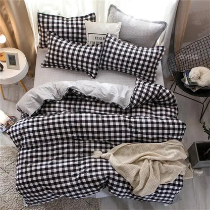 Set Super king size bed linens reactive printing duvet cover set