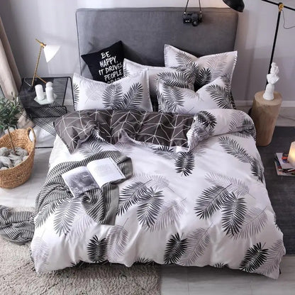 Set Super king size bed linens reactive printing duvet cover set