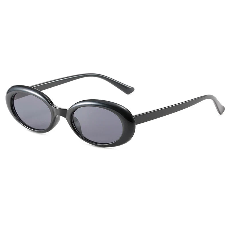 intage Oval Sunglasses Women Fashion Small Round Sun Glasses Female Punk Leopard Shades Eyewear UV400 Oculos De Sol
