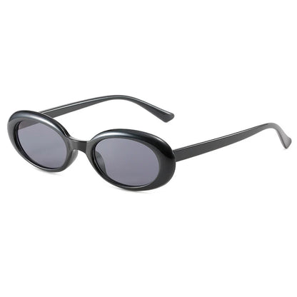 intage Oval Sunglasses Women Fashion Small Round Sun Glasses Female Punk Leopard Shades Eyewear UV400 Oculos De Sol