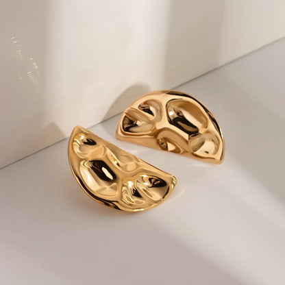 Women's Elegant Plated & Stainless Earrings