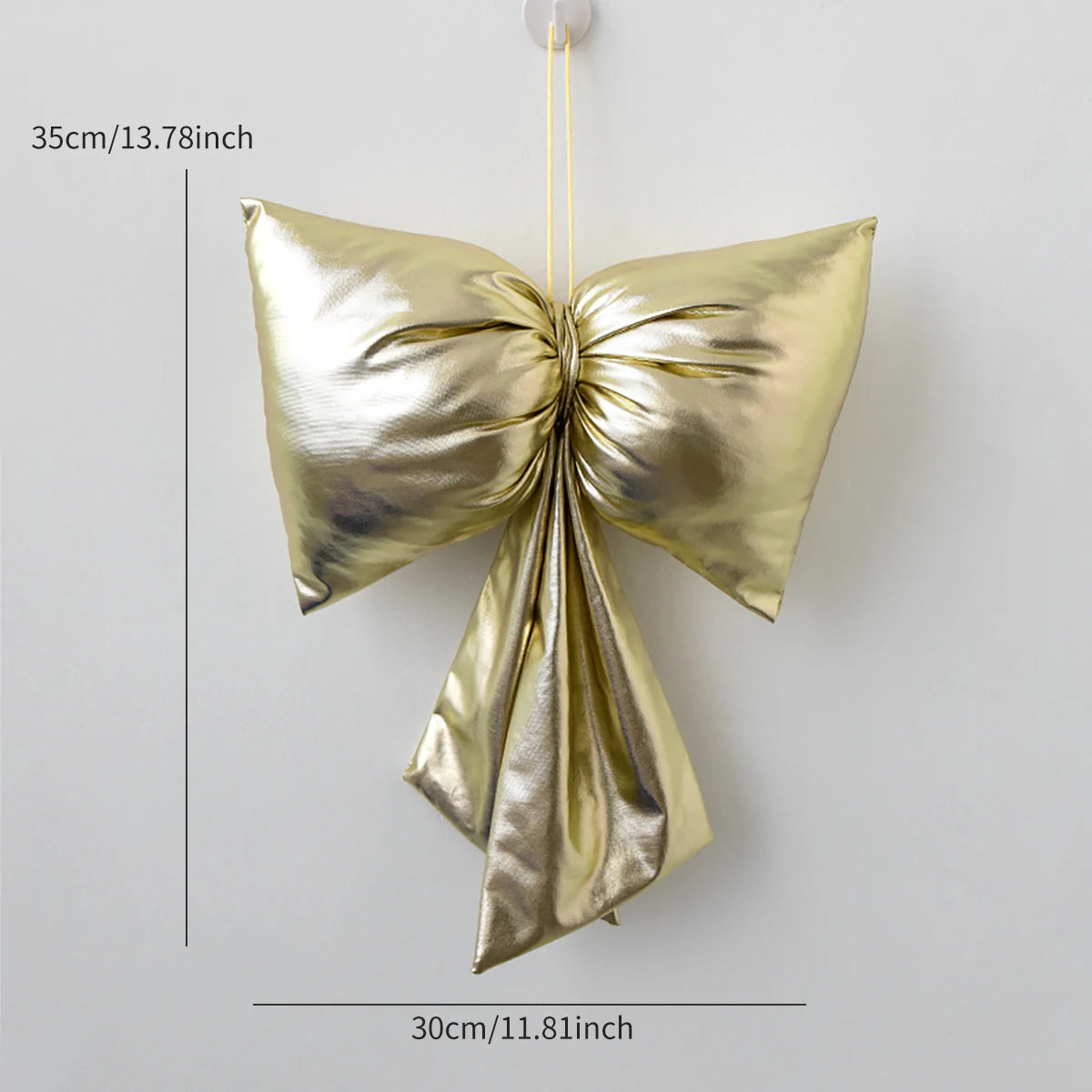 Christmas 3D sequin bow decoration ornament for Christmas tree