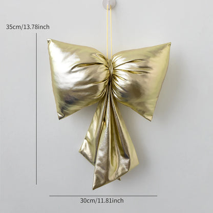 Christmas 3D sequin bow decoration ornament for Christmas tree