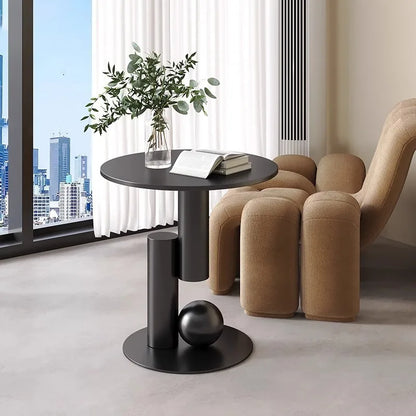 Living room sofa,small coffee table,side cabinet,living room home,light luxury bedside table, balcony, simple and creative
