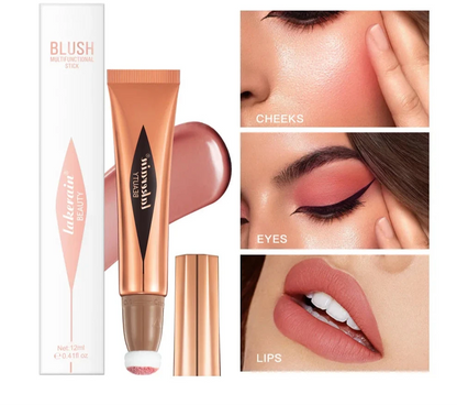 Multi-Color Optional Air Cushion Blush Natural Long-lasting Easy Color Waterproof Highlighter Stick Makeup Liquid Blush