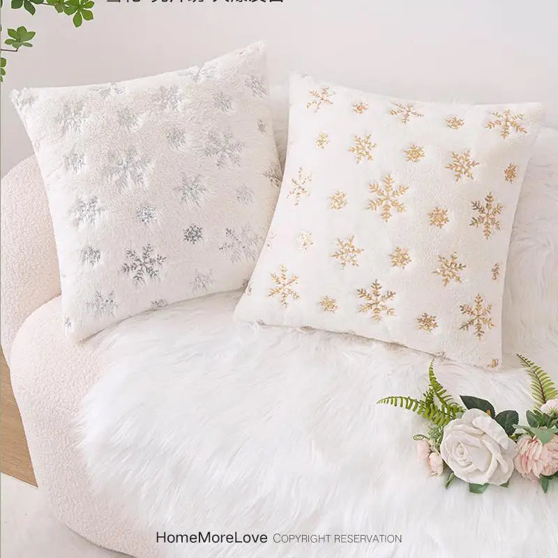 Snowflake cushion cover Christmas