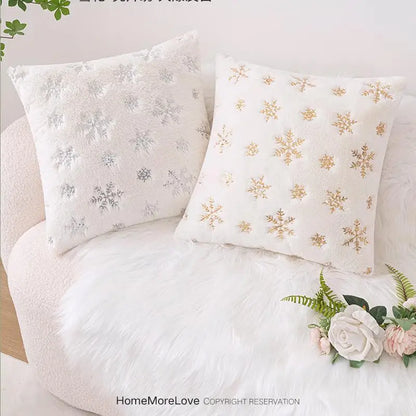 Snowflake cushion cover Christmas