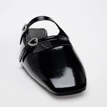 Black Women Flats Luxury Designer