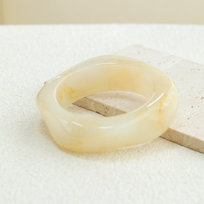 Vintage Acrylic Irregular Geometric Exaggerated Chunky Bracelet