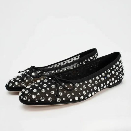 Ballet Flats Women Bowknot Shallow Designer Sandals for Women