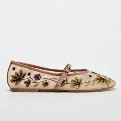 New Flower Designer Ballet Flats For Women