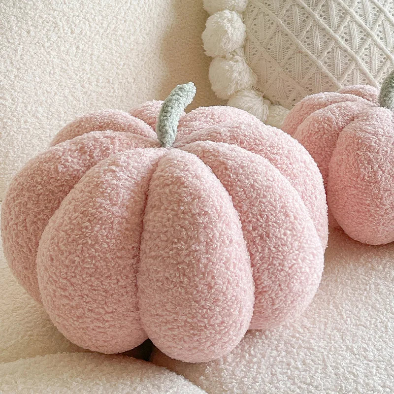 Wind Tulip Pillow Living Room Sofa Pillow Bedhead Waist Pillow Pink Cute Pumpkin Home