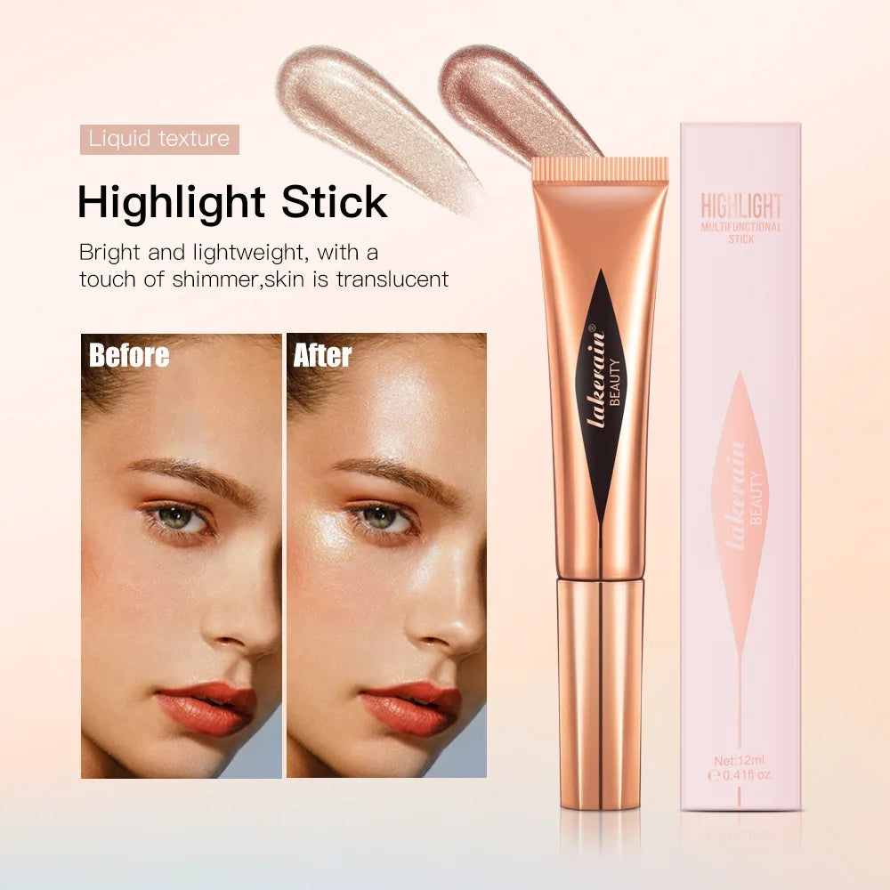 Multi-Color Optional Air Cushion Blush Natural Long-lasting Easy Color Waterproof Highlighter Stick Makeup Liquid Blush