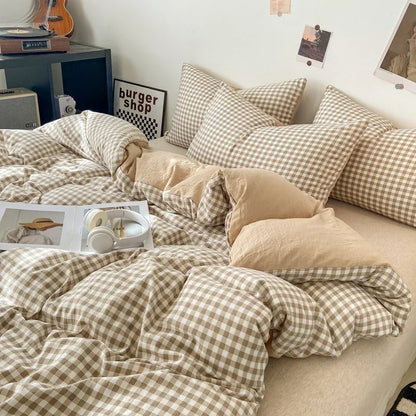 Duvet Cover Set 1/3 Pcs Soft Washed Quilt Cover and Pillowcase