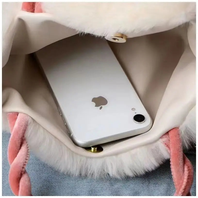 New Fashion Women Handbags Winter Furry