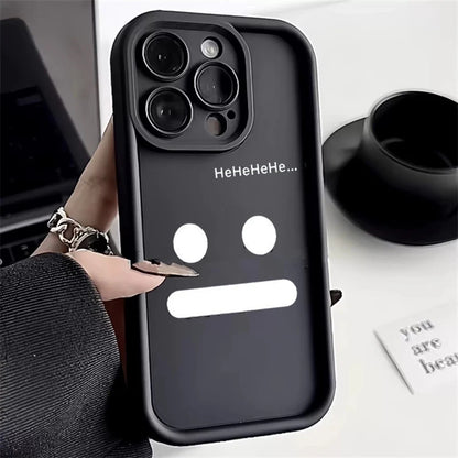 Funny Expression Phone Case For iPhone 16 15 14 Plus 7 8 X XS XR 11 12 13 14 15 Pro Max