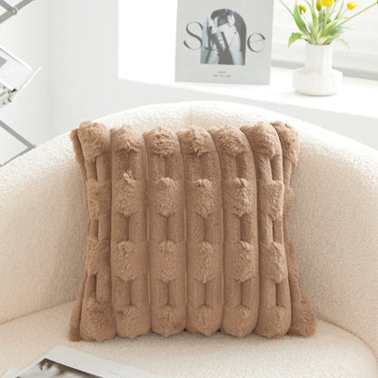 Modern Imitation Fur Case 45*45cm DecorativeFor Sofa Bedroom Living Room