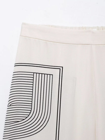 Women's Printed two piece