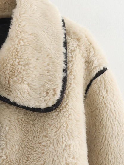 Elegant long faux fur coat New Style For Women