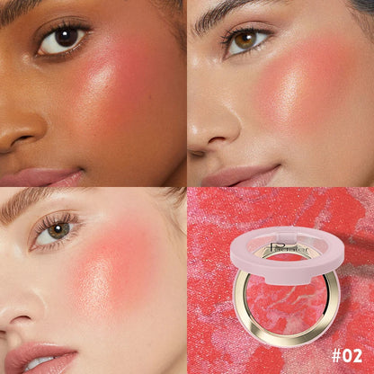 Pearly Powder Blush Highlighter Long-lasting