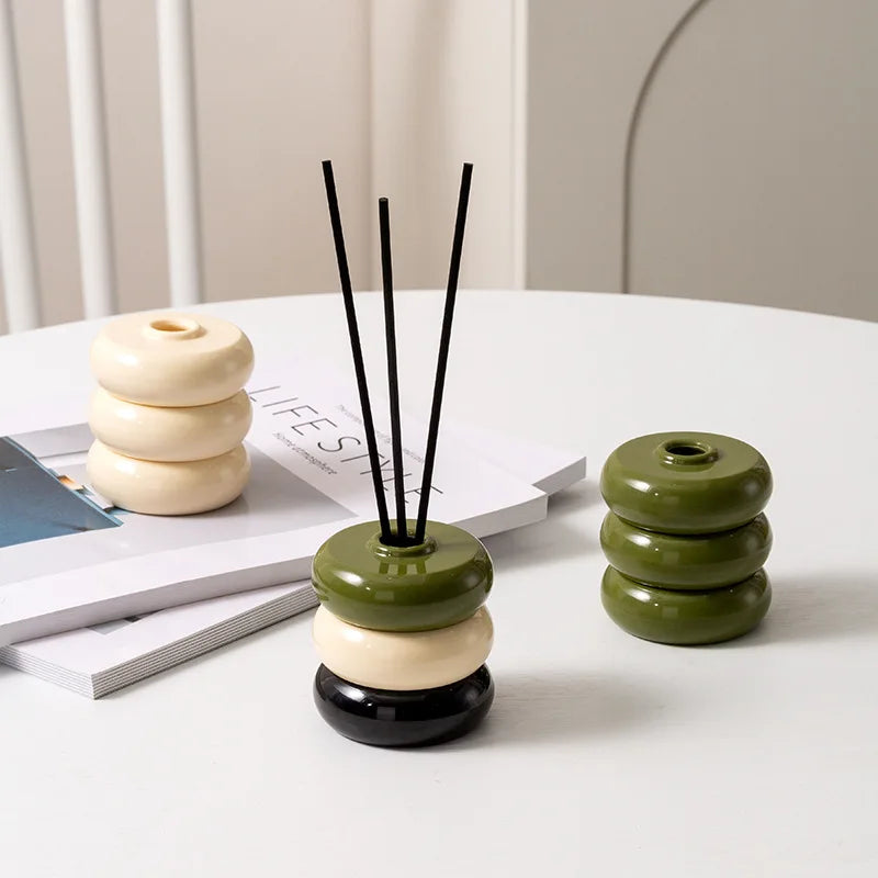 Nordic Style Desktop Ornaments Melamine Round Aromatherapy