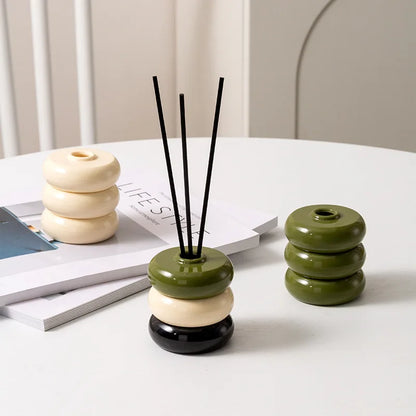 Nordic Style Desktop Ornaments Melamine Round Aromatherapy
