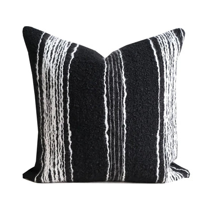 Modern Black and White Cushion Cover Light Luxury