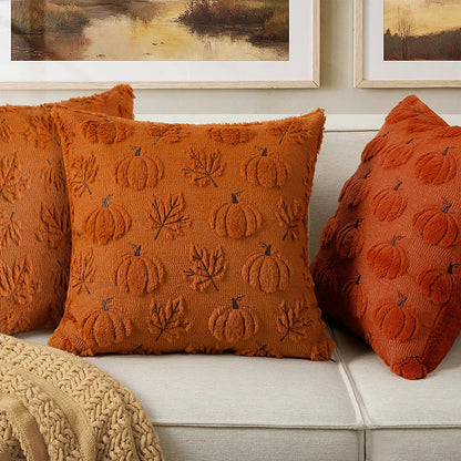 45*45cm Ghost Pumpkin Cushion Cover Halloween Throw Pillow Cover Pumpkin