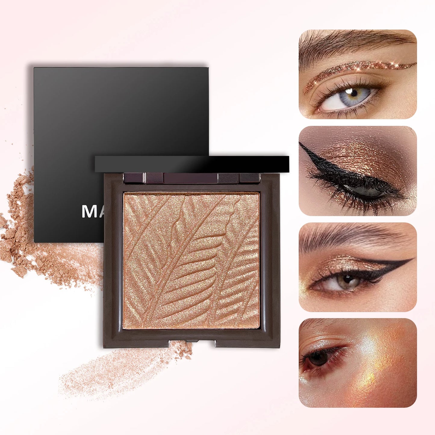 High-light eye shadow & brightening Trendy Makeup