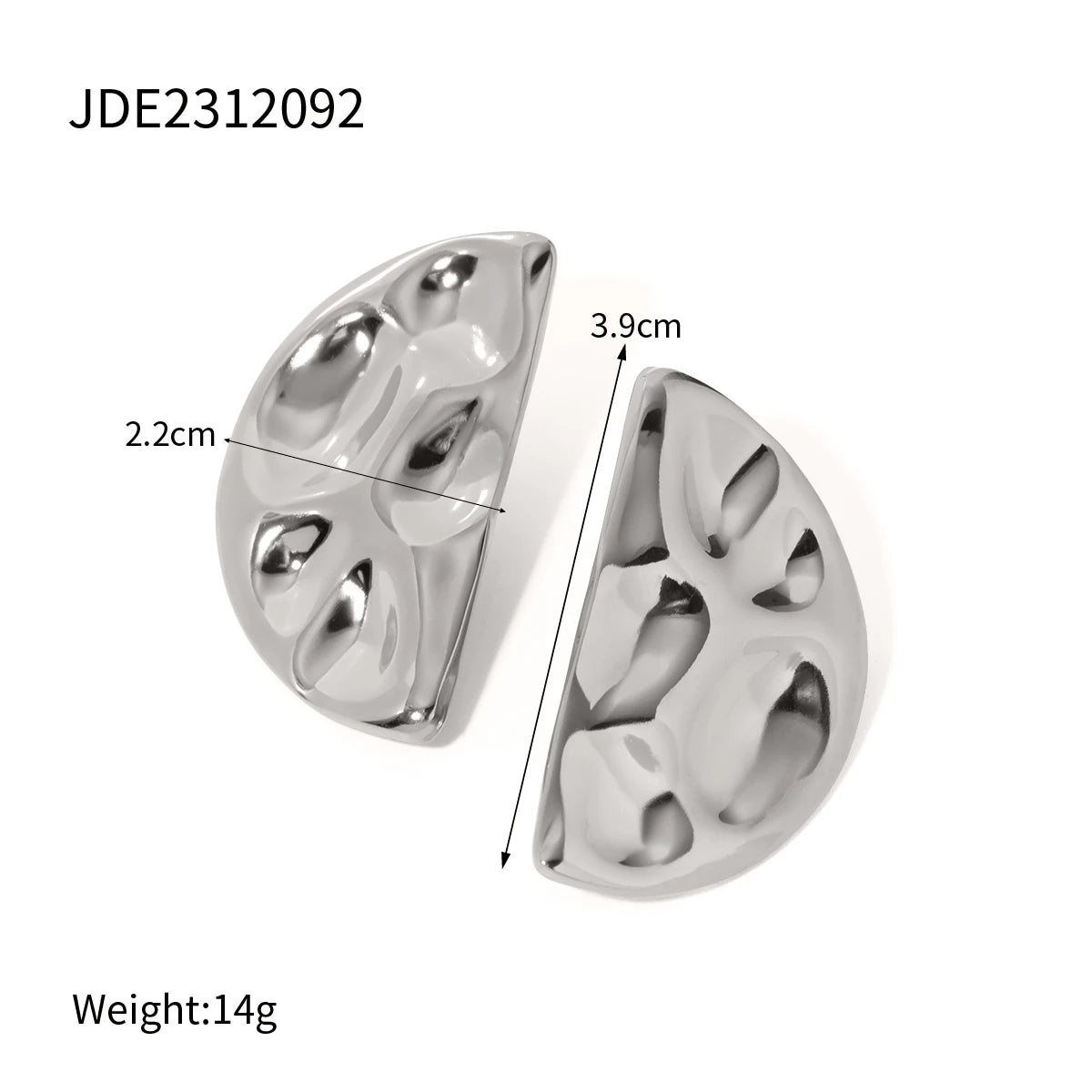 Women's Elegant Plated & Stainless Earrings