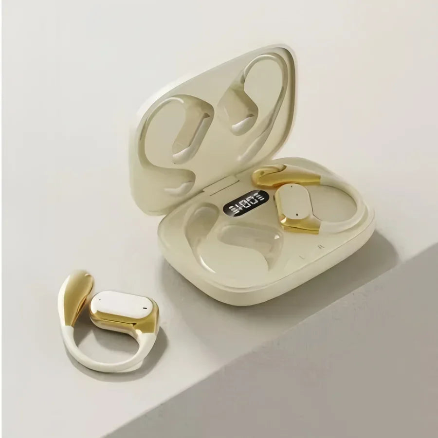 Fone Bluetooth Earbuds Wireless Headphones Professional Bluetooth Headsets Include Ergonomic Boom Mics for Superior Clarity