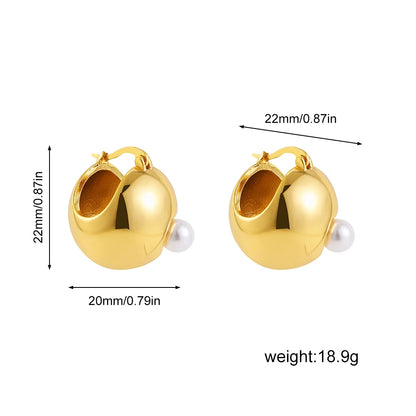Elegant Round  Earrings for Women