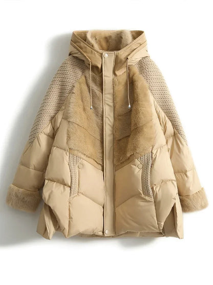 Winter Parker Loose Down Jacket for women