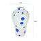 Modern Style Vase Blue Ceramic for Home Decoration