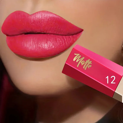 Velvet Matte Liquid Lipstick,Lightweight Thin-as-Fog Texture,Long Lasting Waterproof Lip Makeup Gift for Women