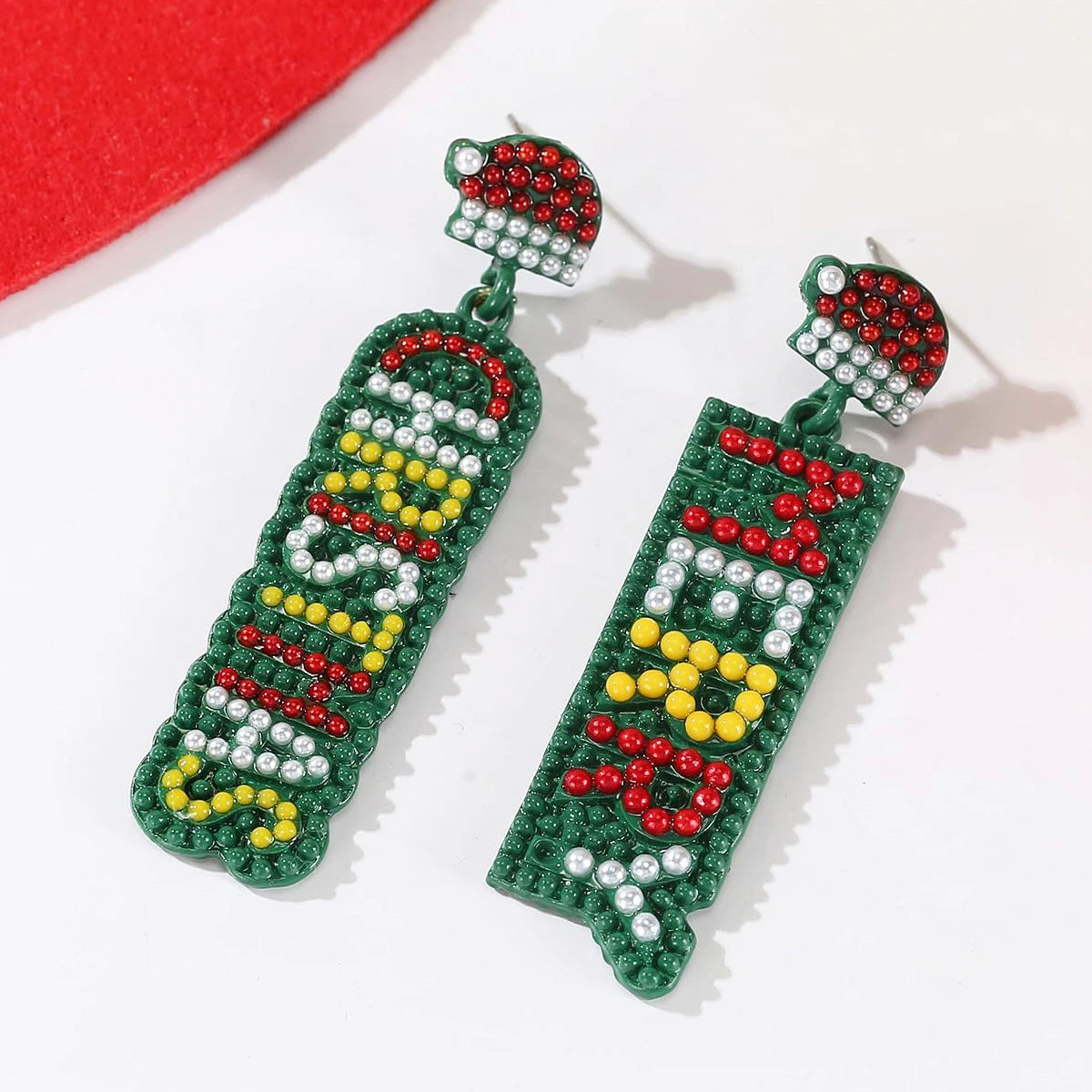 Merry Christmas Earrings Women