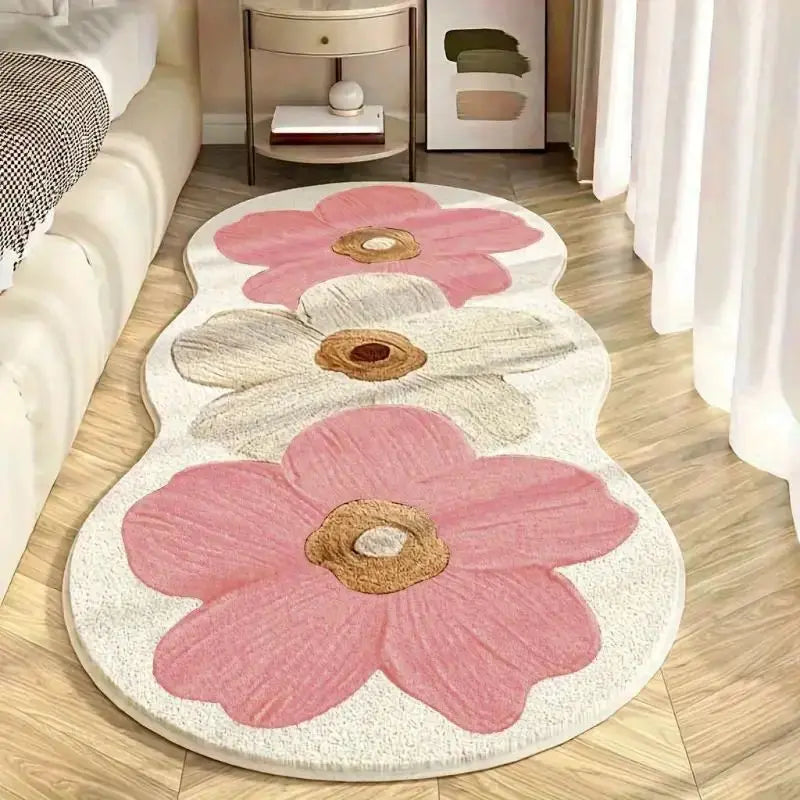 Oil Painting Style Floral Carpet
