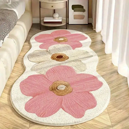 Oil Painting Style Floral Carpet