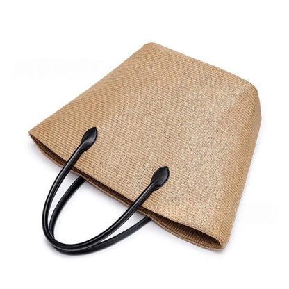 Casual Handmade Straw Woven Tote Bag New Women's Daily Versatile Handbag Large Capacity