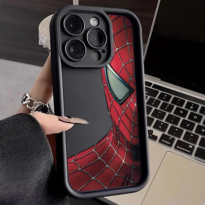 Spider Man Phone Case For iPhone 16 15 14 13 12 11 Pro Max XR XS 7 8 Plus