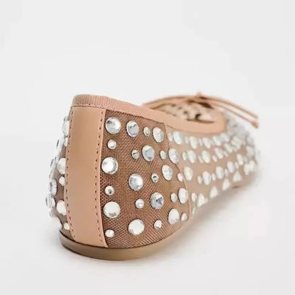 Ballet Flats Women Bowknot Shallow Designer Sandals for Women