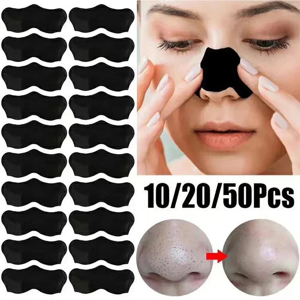 10/50/100Pcs Blackhead Remover Mask Unisex Deep Cleansing Nose Strips for Acne Shrink Pore Skin Care Strips Nose