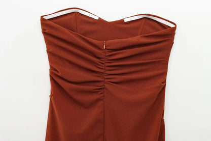 Top Pleated Slim Dress