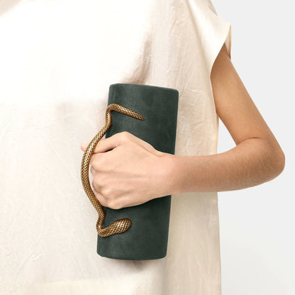 Gold Closure Box Clutch Bag women